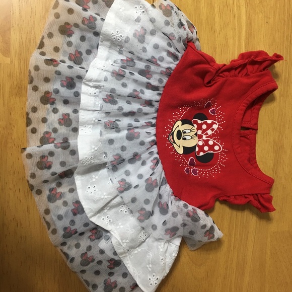 Minnie Mouse 0-3 Month Baby Girl Shirts Pack of 3 - Picture 7 of 8